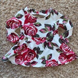 floral dress or long top